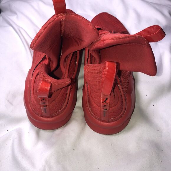 PUMA Fierce Sneakers Fenty Women Size 8.5 Red Core Quilted Training LaceLess - Picture 6 of 10